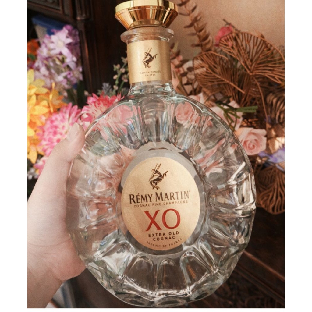 3 botol kaca cognac pesanan