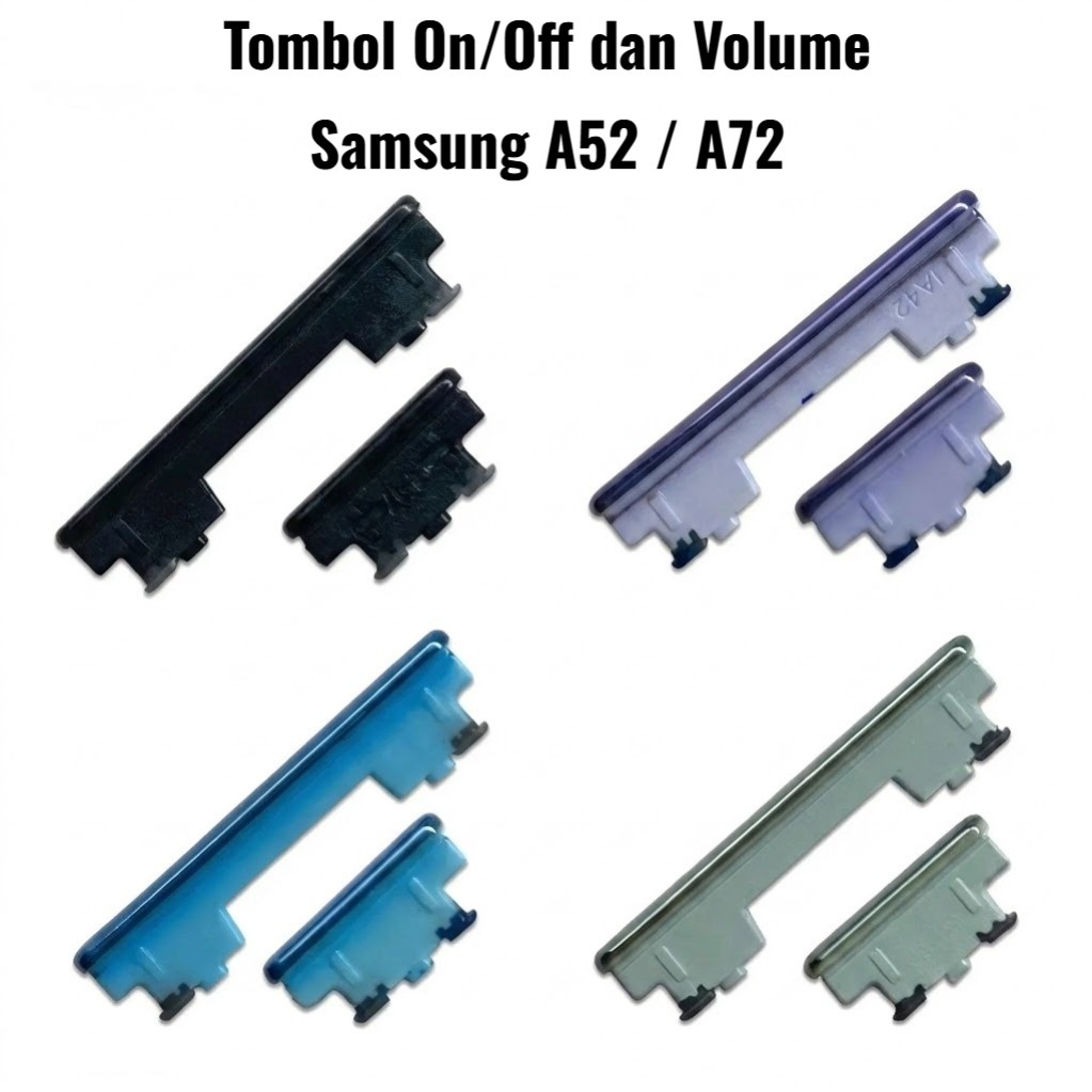 Tombol On/Off & Volume Samsung A52 4G / A52 5G / A72 4G / A525 / A526 / A725 I Tombol Luar Power & V