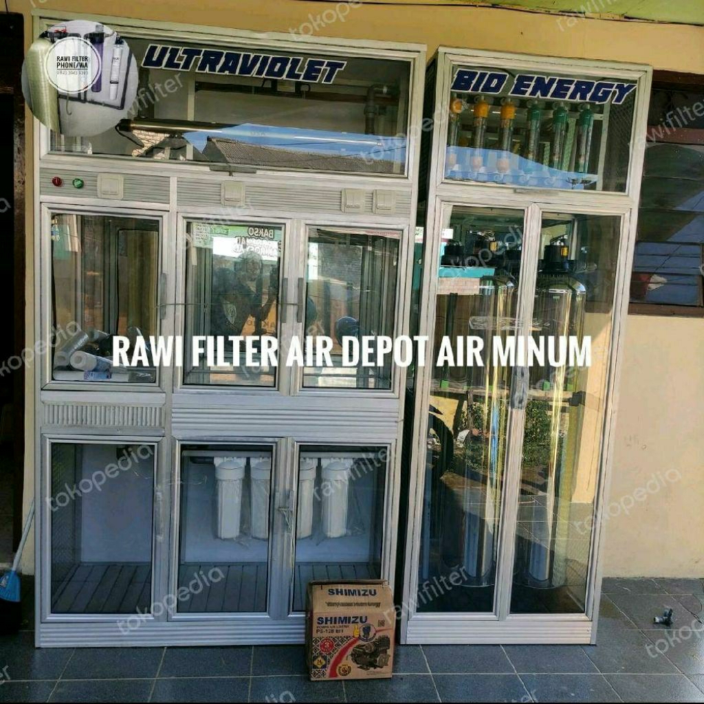 DEPOT ISI ULANG DEPO AIR MINUM PLUS RO 2000GPD Mesin