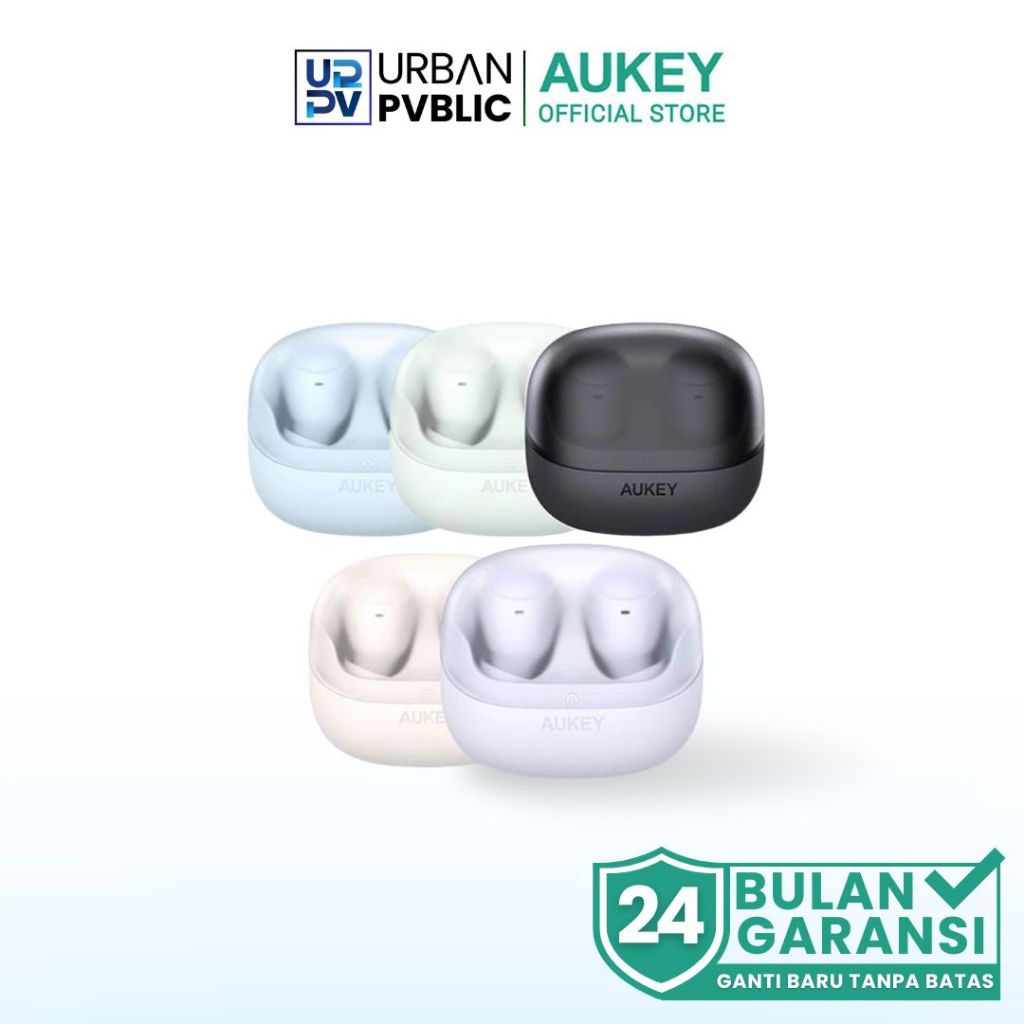 AUKEY EP-M3A TWS Bluetooth 5.3 Earbuds Low Latency Gaming Headset Wireless IPX4 Original