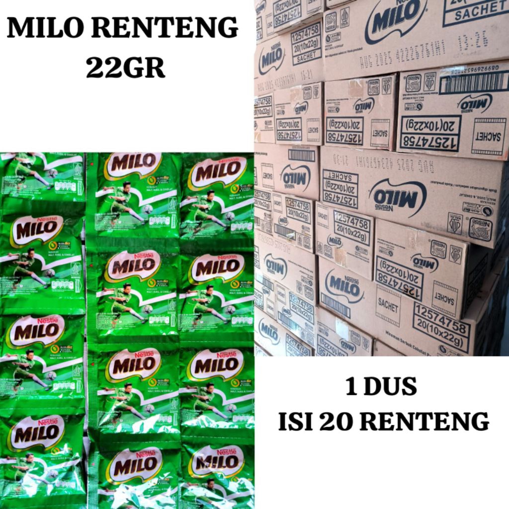 (1 RENTENG) MILO 10 pcs