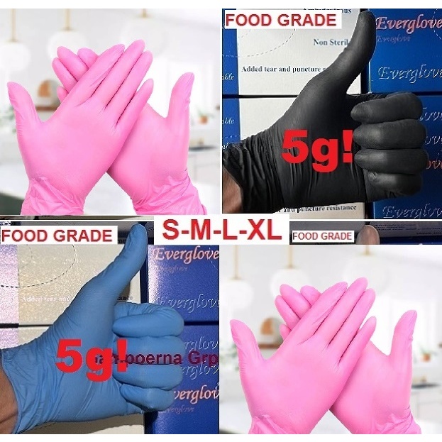 Sarung Tangan Nitrile Everglove Handscoon Nitril Glove