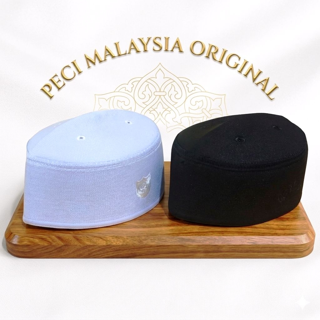 Peci Kopiah Songkok MALAYSIA LOGO ORIGINAL murah , Peci Malaysia Abdul Karim Ori , Peci Putih Malays