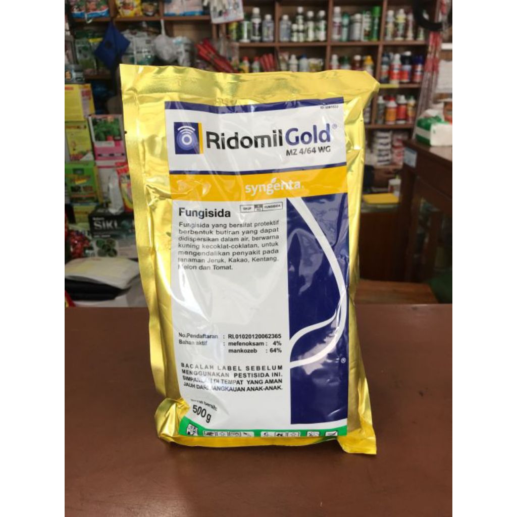 fungisida sistemik Ridomil Gold 500grm