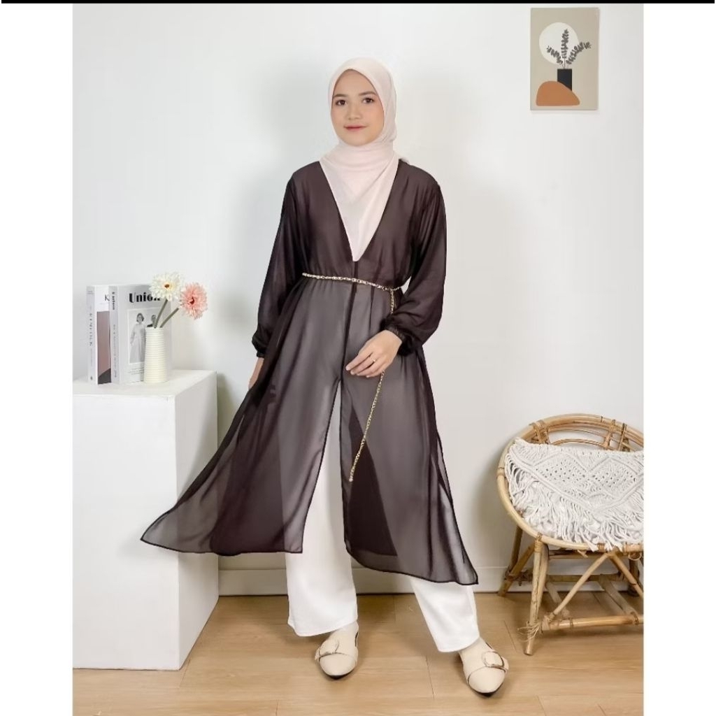 Chaca Outer- Tunik ceruty- Tunik Outer Ceruty