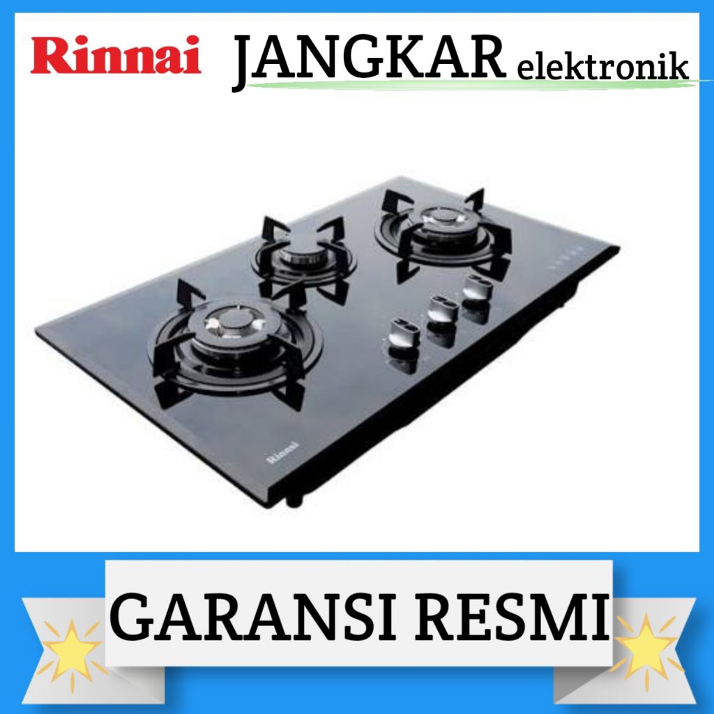 KOMPOR TANAM RINNAI 3TUNGKU RB-773ROG/RINNAI KOMPOR TANAM 3TUNGKU RB-773ROG GARANSI RESMI