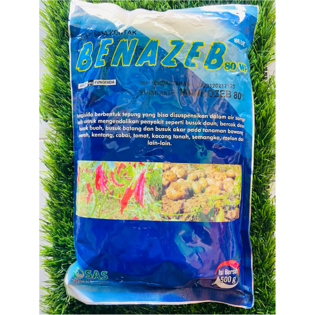 FUNGISIDA BENAZEB BLUE 80wp 500gr || obat jamur untuk tanaman