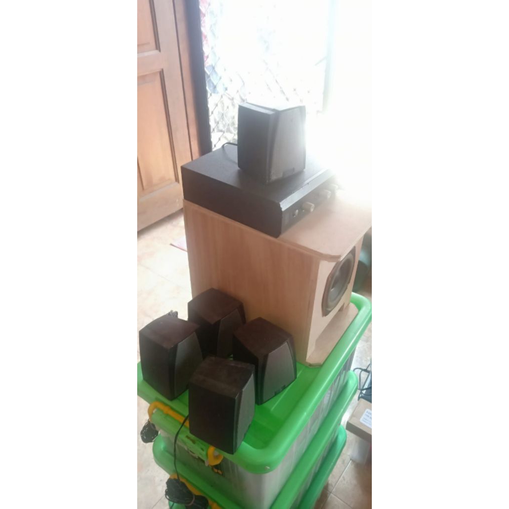 SPEAKER SONIC GEAR 5.1 COMPUTER SPEAKER P600X SPEAKER SUBWOOFER 4INCH AKTIF DAN 5PCS SATELIT VOCAL S