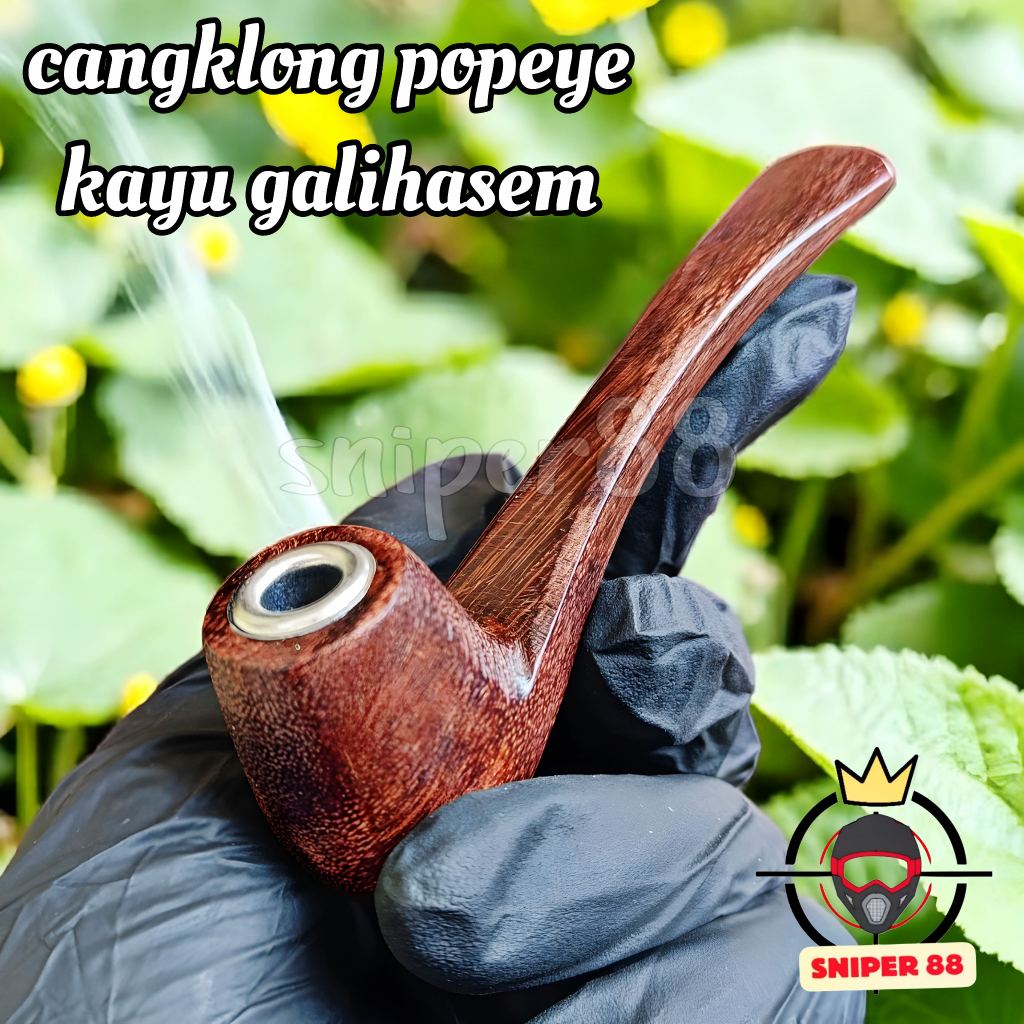 Pipa Once Cangklong Popeye Kayu Galihasem Premium Gurih