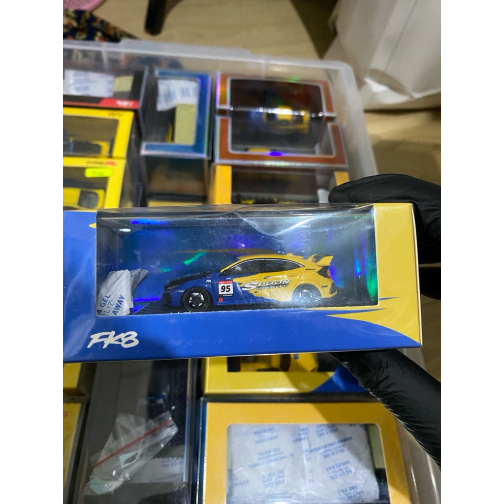 ym model civic fk8 spoon diecast1/64