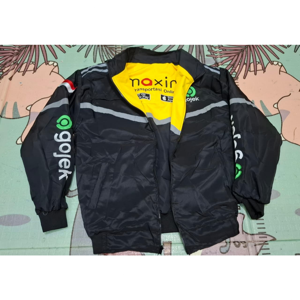JAKET MAXIM KUNING HITAM GOJEK HITAM MODEL TERBARU GAK CEPET KOTOR YANG MAXIM BISA BUAT VERMUK BAHAN