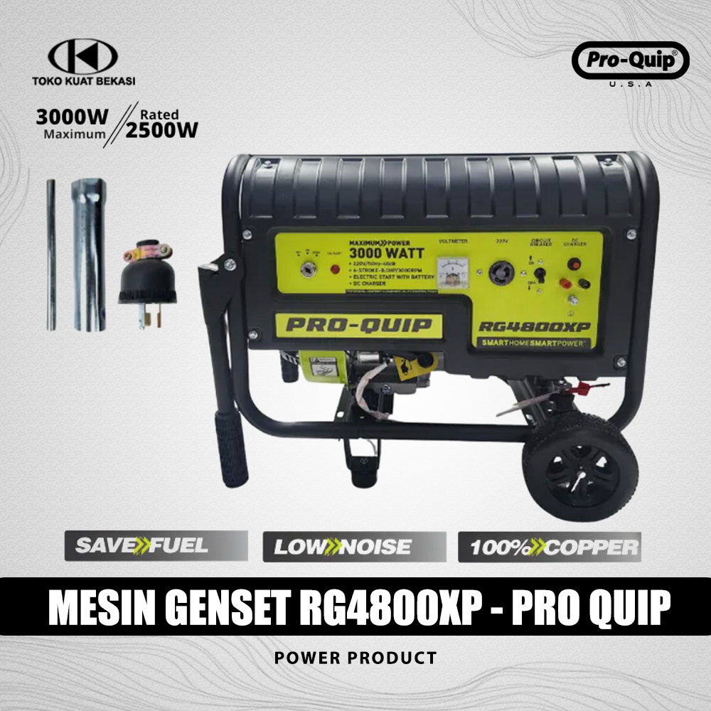 PRO QUIP genset RG4800XP daya 3000 watt