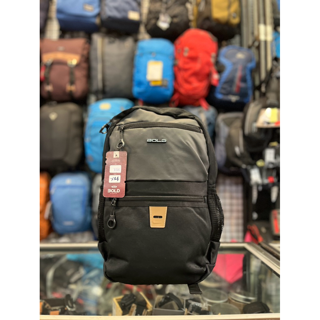 New ransel bold dan exist black model terbaru sd smp sma kuliah dan kerja