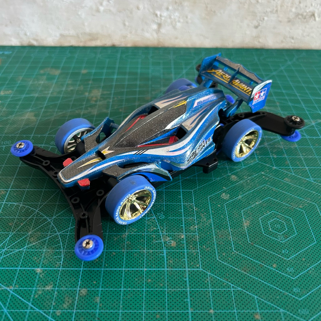 tamiya aero avante custom rakit pajang