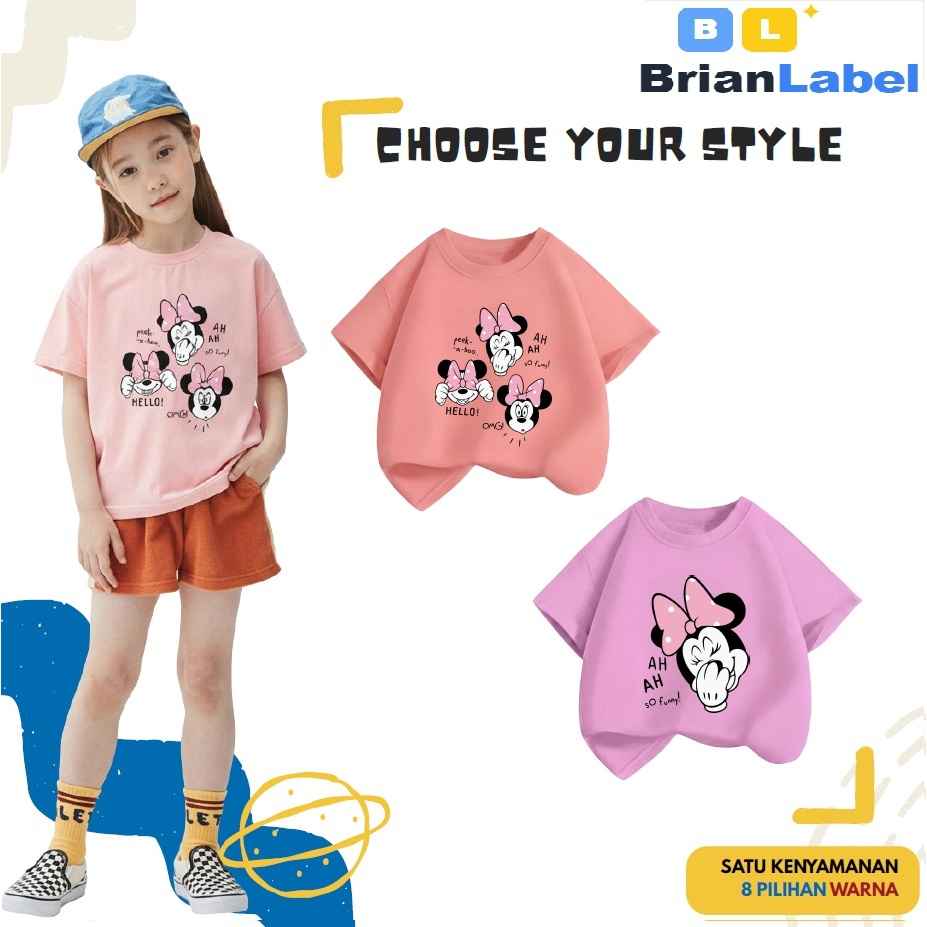 [Harga Grosir] Kaos Anak Premium: Distro Series Cotton Combed 24s
