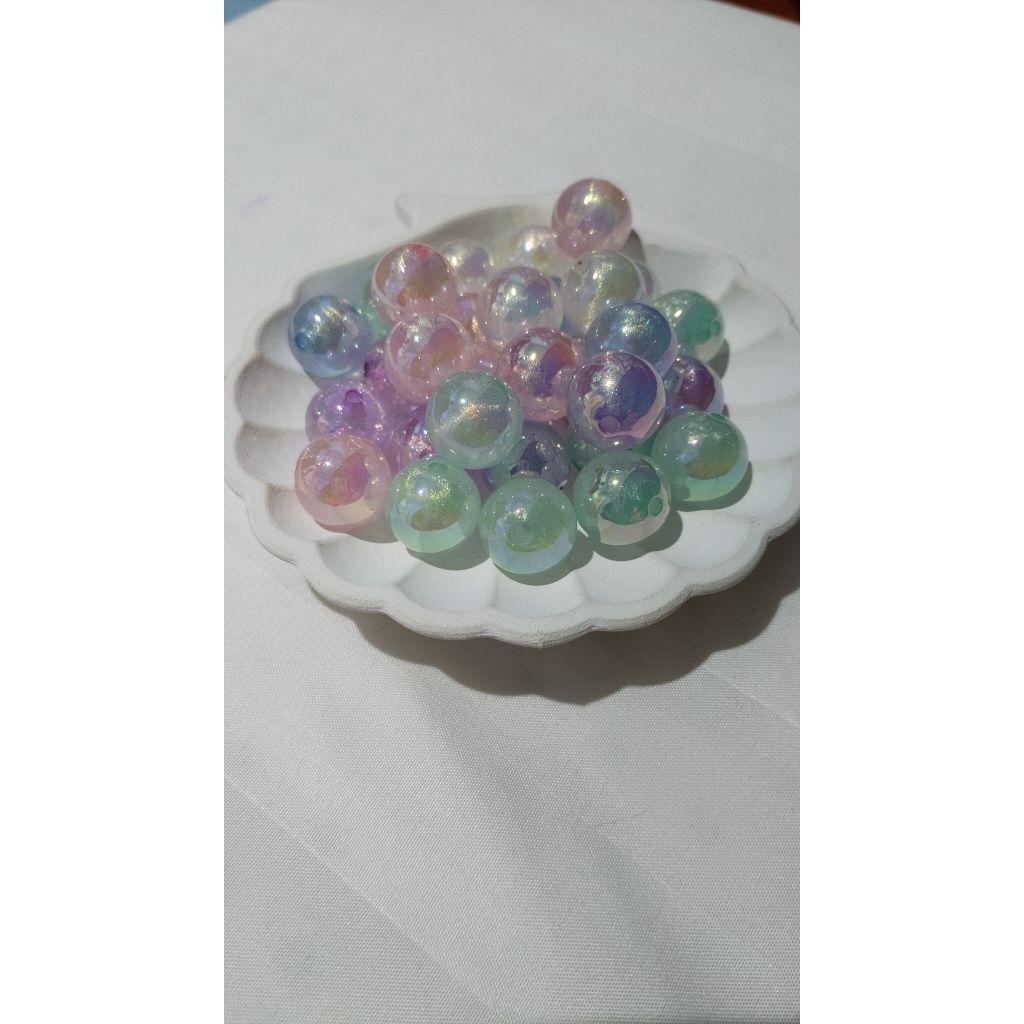 manik 16 MM glossy harga per 1 pcs warna random