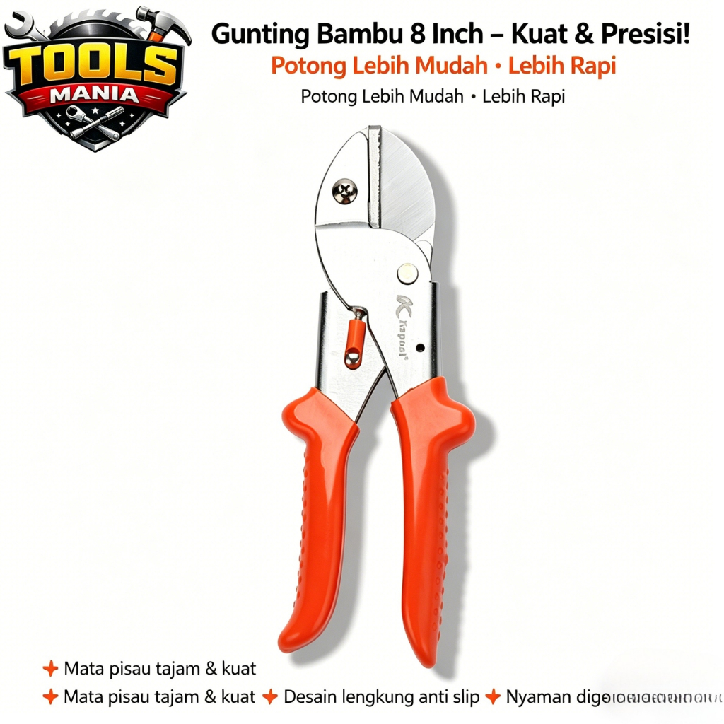 Kapusi Gunting Bambu 8 inch K-8780