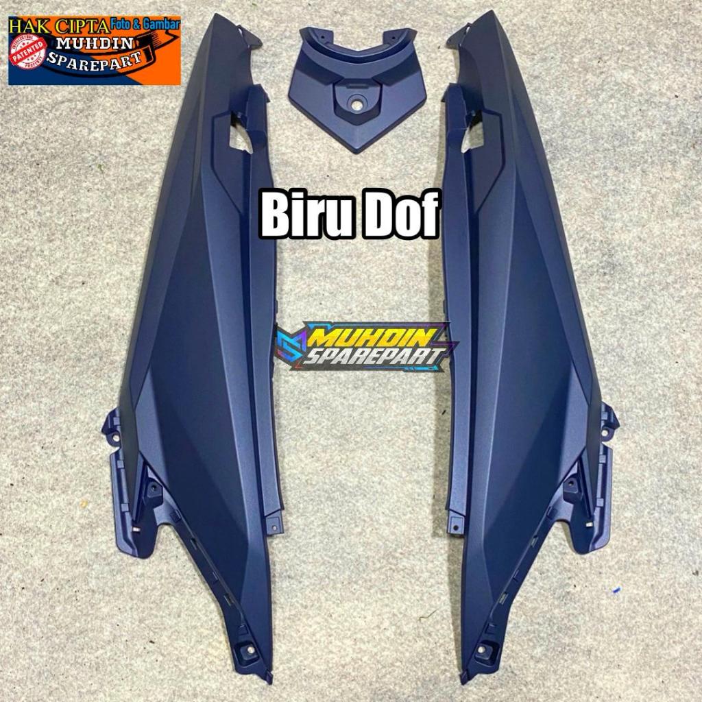 Cover Body Belakang Kanan Kiri Vario 125/150 Led Old K59A 2015-2018 Biru Doff