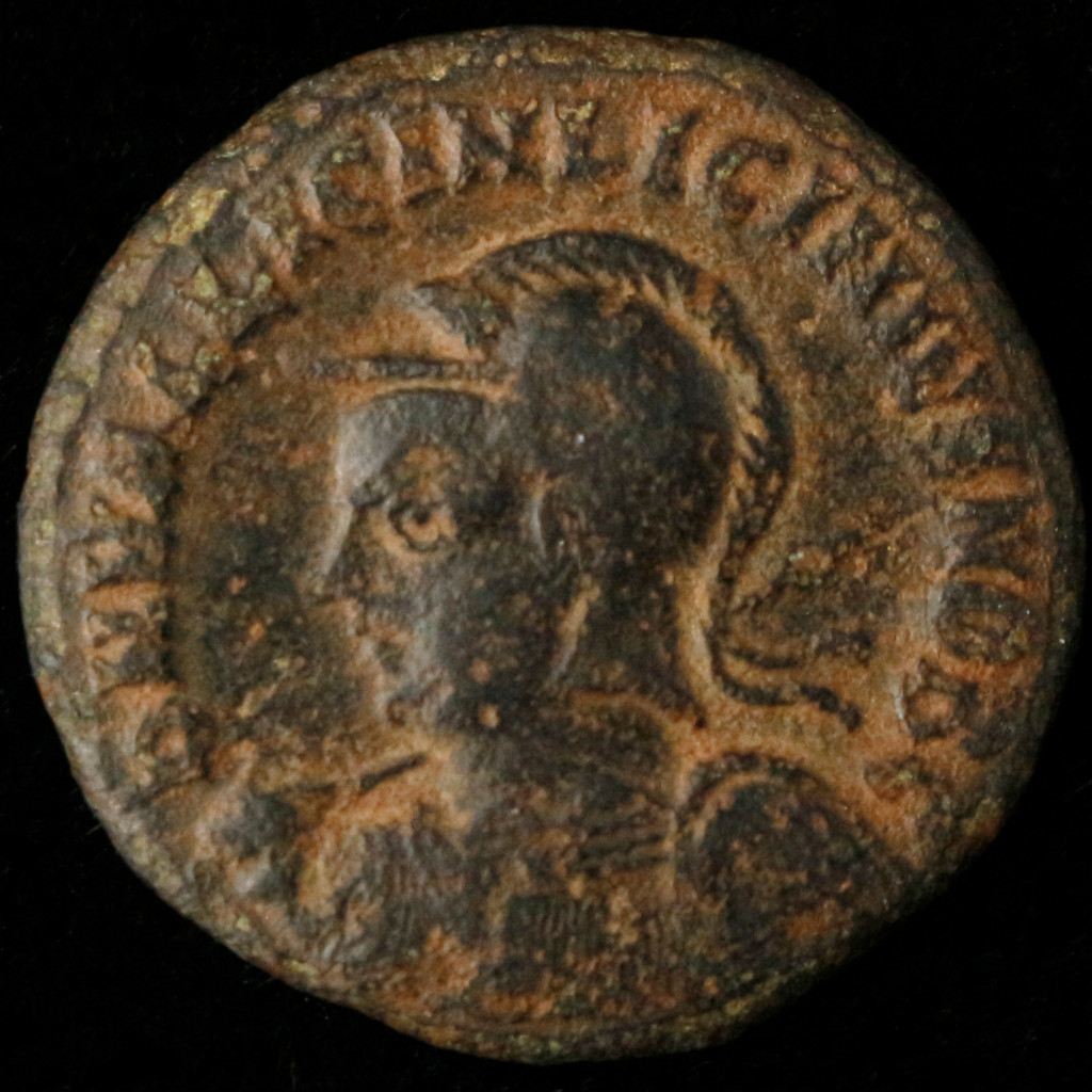 Koin Kekaisaran Romawi Kuno Licinius II Follis Perunggu abad ke-4