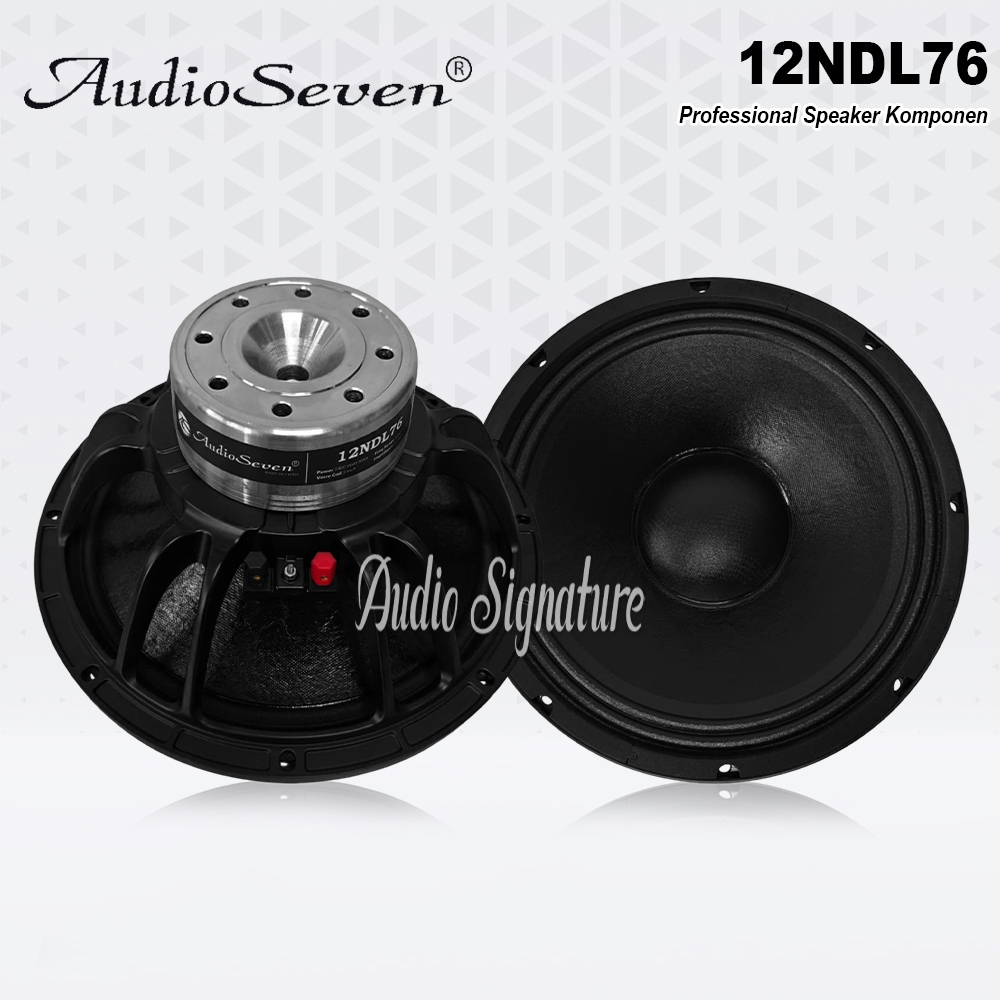 Komponen Speaker 12 Inch AUDIO SEVEN 12NDL76 | 12 NDL 76 Neodymium Original