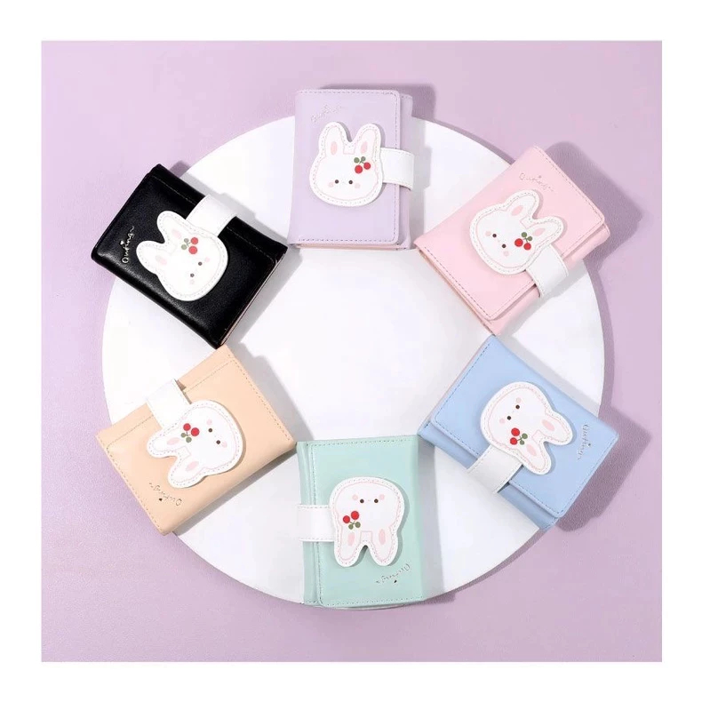 Dompet Wanita Dompet Mini Simple Bear Cute Dompet Wanita Lucu Dompet Wanita Kecil Dompet Wanita Lucu