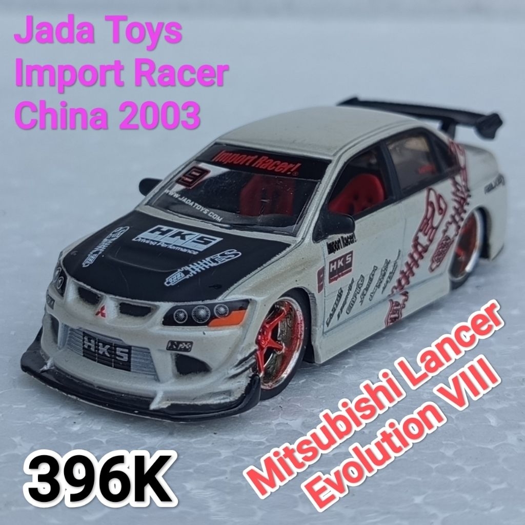 Diecast Jada Toys Import Racer Mitsubishi Lancer Evolution 8 Loose