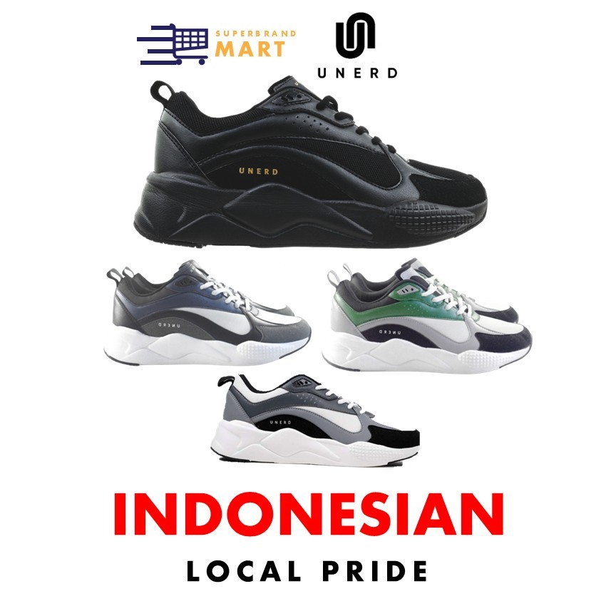 Sepatu Unerd Yukkuri Sepatu Sneakers Casual Sport Sepatu Sneakers Olahraga Pria Unerd Original