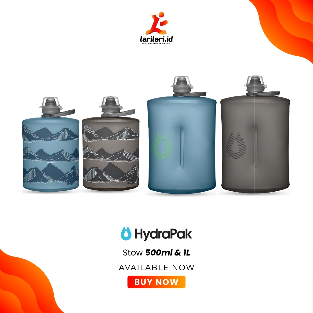 HYDRAPAK - Stow Botol Minum Fleksibel 1L