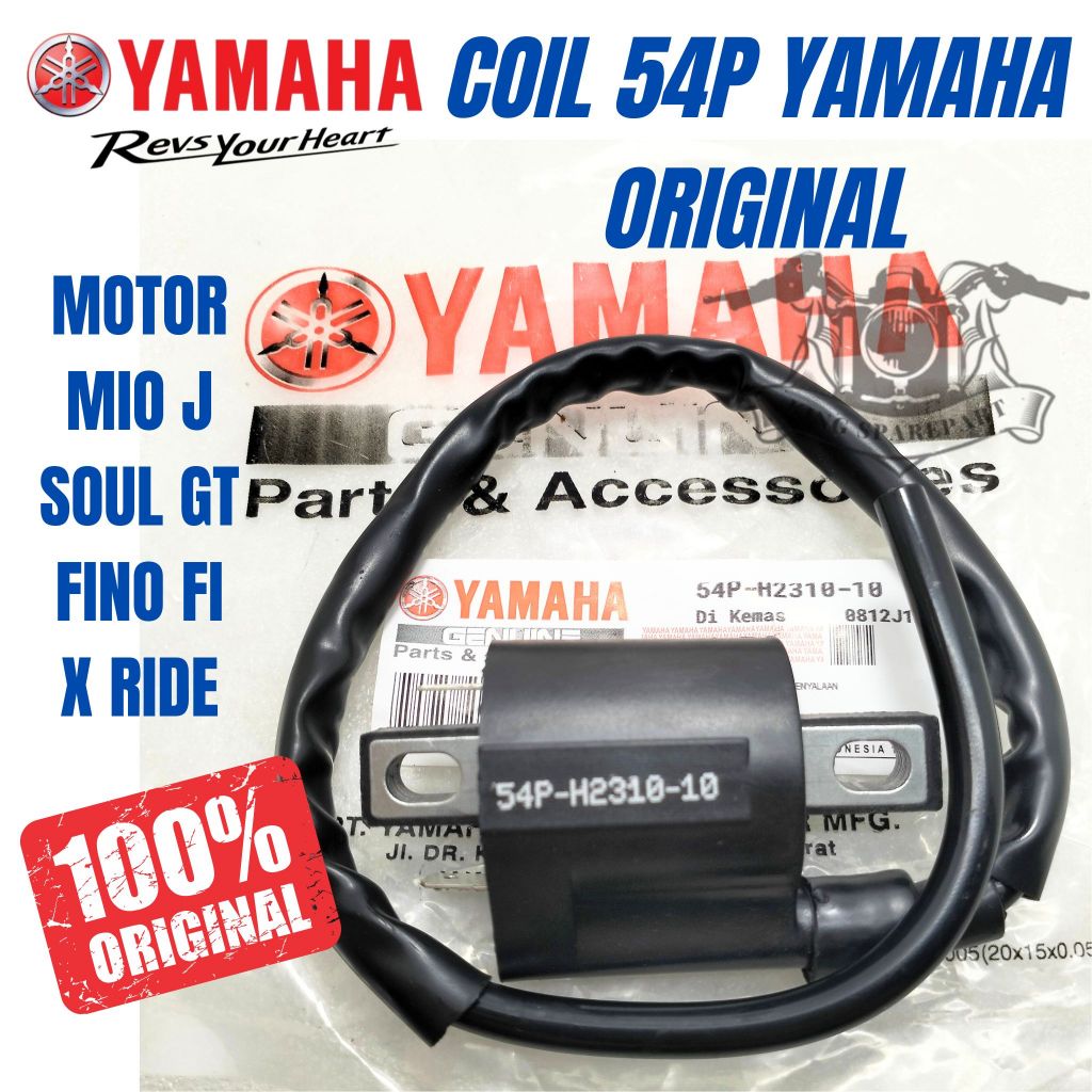 COIL KOIL YAMAHA KODE 54P MOTOR MIO J SOUL GT FINO FI X-RIDE DIJAMIN 100% ORIGINAL