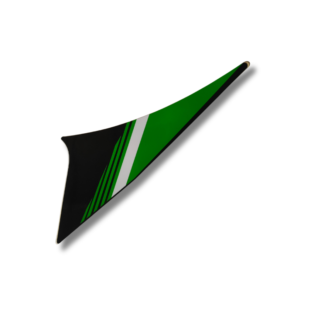 Kawasaki Stiker Bodi Samping Kanan Atas Pattern Side Cover RH Upp KLX 150 S Original (56069-7200)