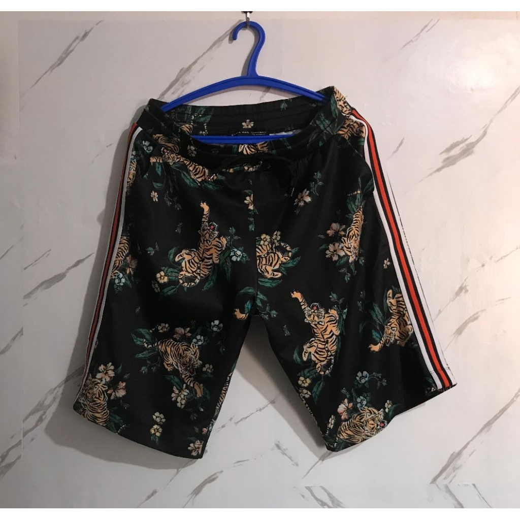 SALE Zara Man Tiger Short Pants Original Asli Authentic Murah