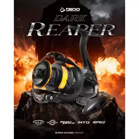 REEL DAIDO DARK REAPER BRASS GEAR 1000 - 6000