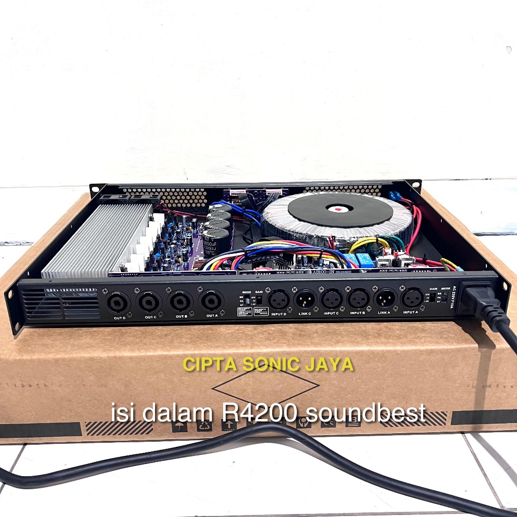 Power Amplifier Soundbest R 4200 / R 4400 / R 4600 — R4200 / R4400 / R4600 – ORIGINAL