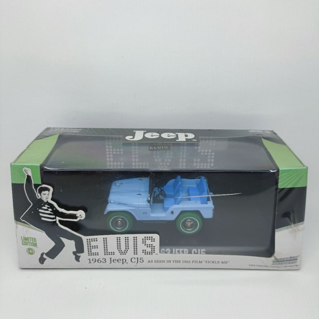 Greenlight 1963 Jeep CJ5 Elvis Chase Car Segel Original