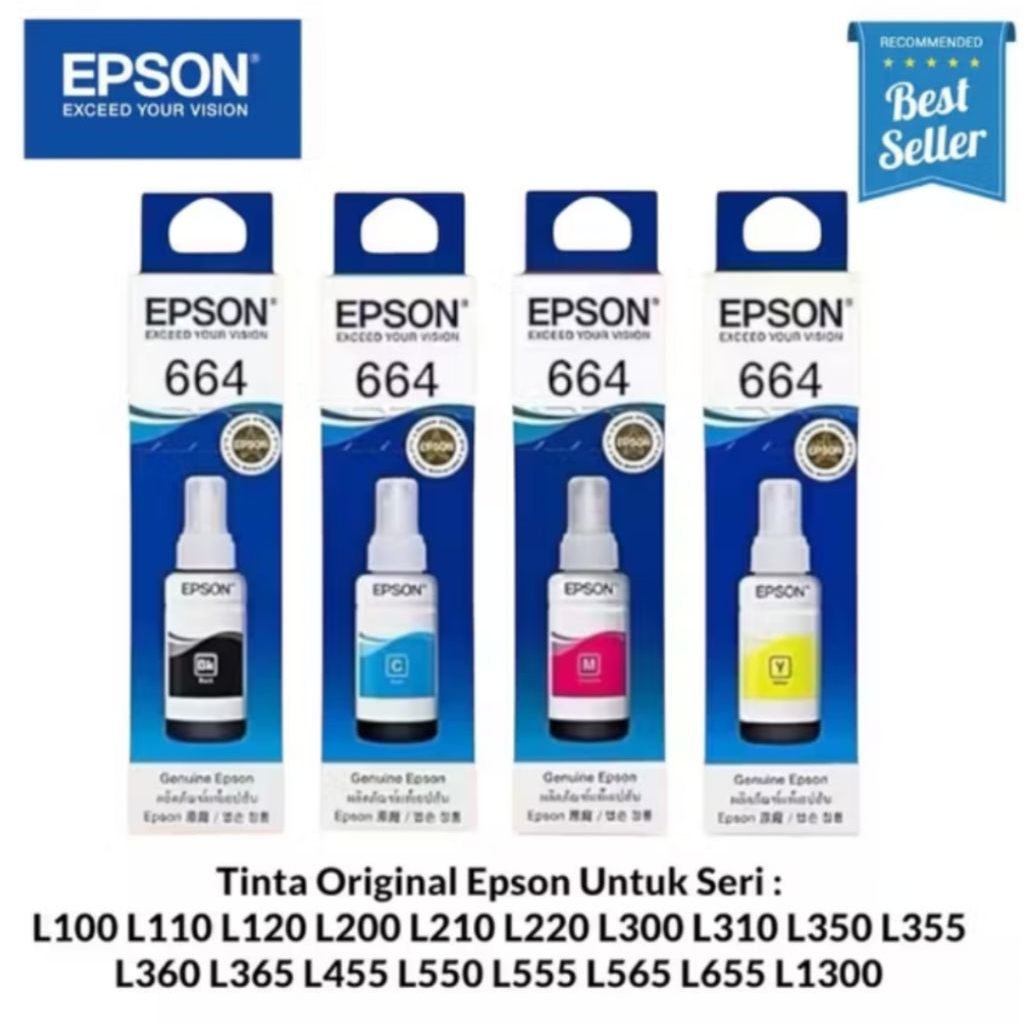 tinta Epson 664 4 warna