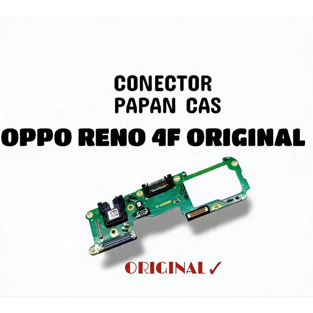 Papan cas HP OPPO RENO 4F ORIGINAL konektor charger board cas pengganti
