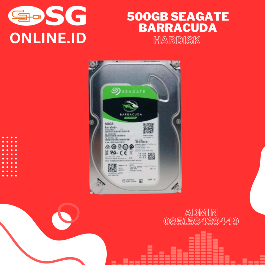 Hardisk PC Sata 3.5" Seagate 500GB