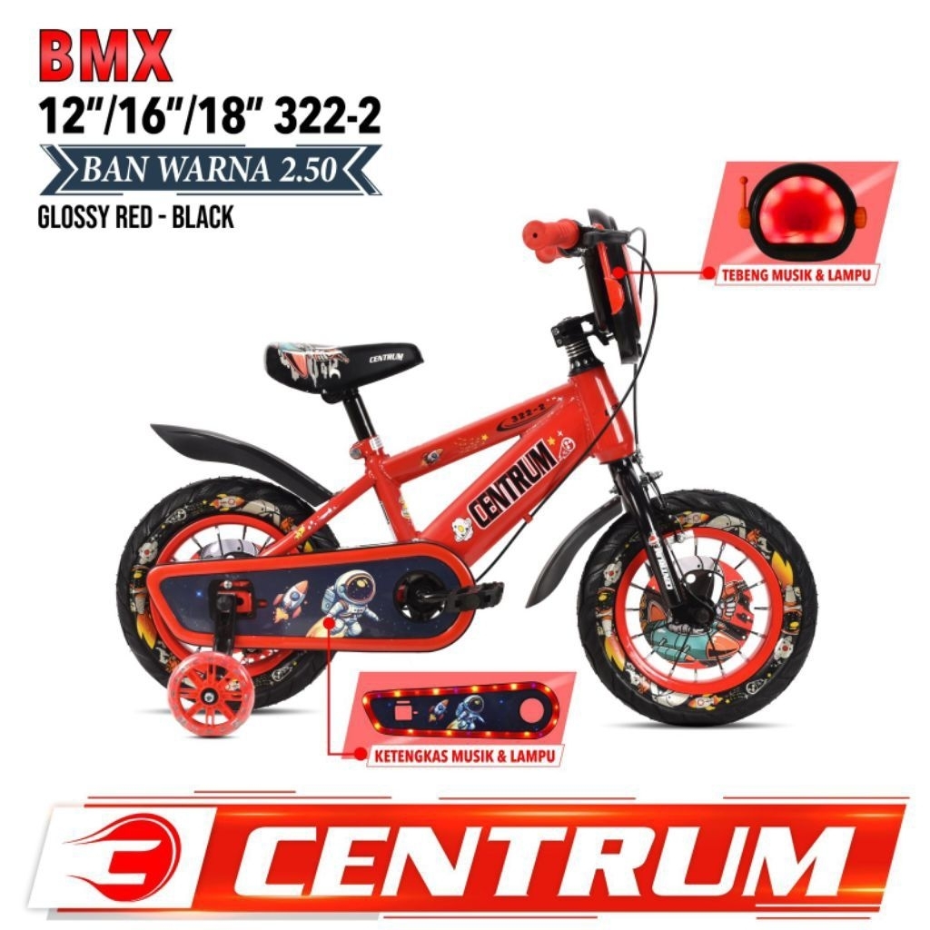 Sepeda Anak BMX Centrum 322 12inch