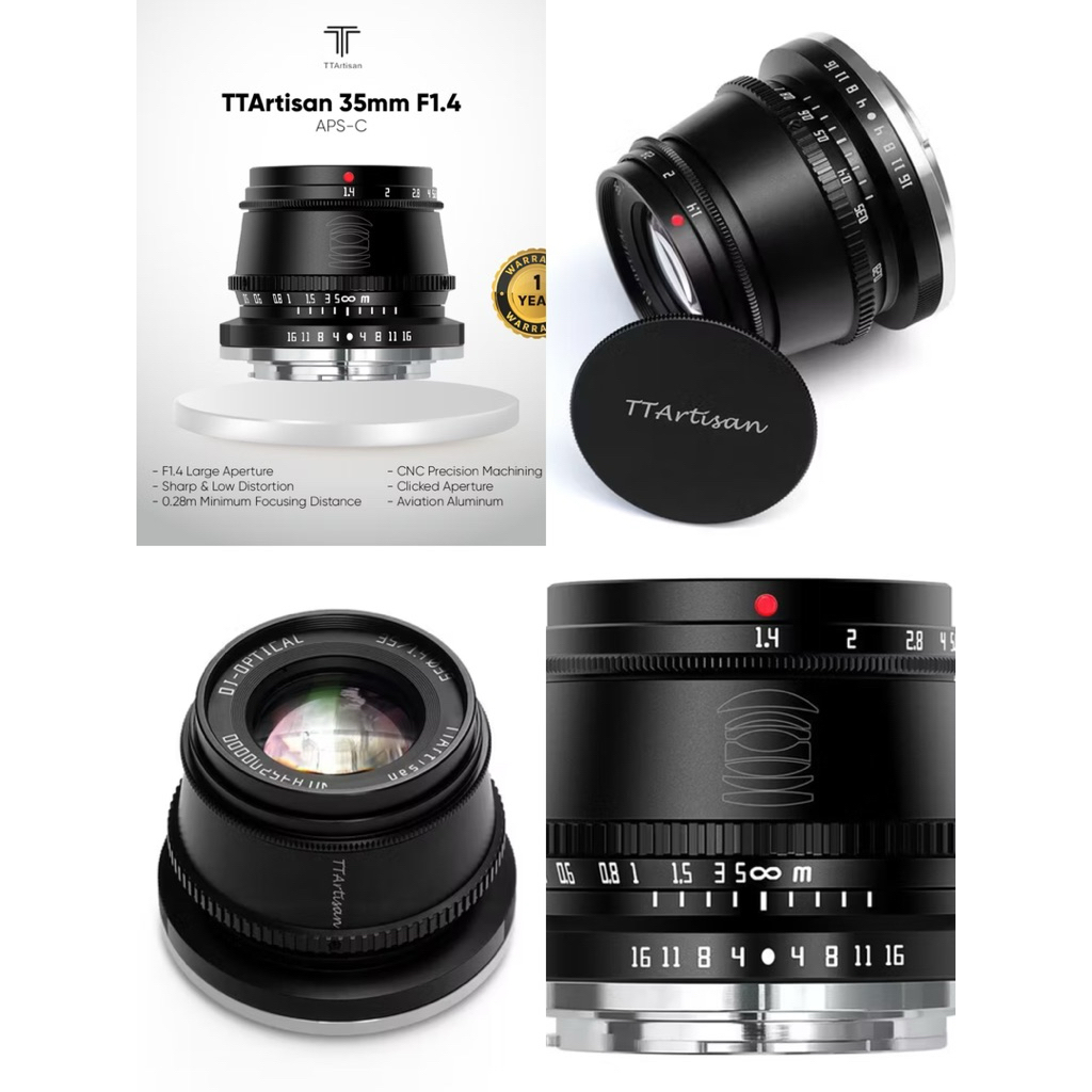 Lensa Ttartisan 35mm f1.4 For Nikon new
