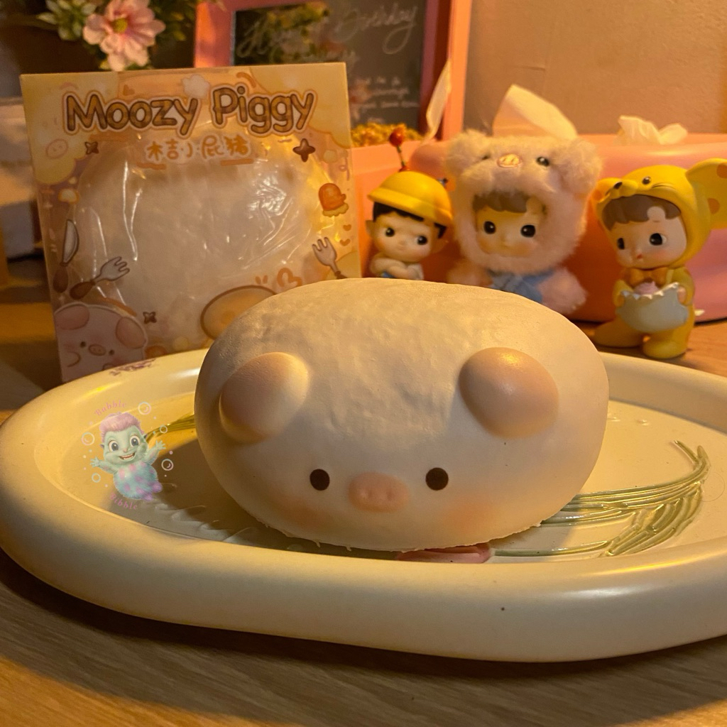 SQUISHY LICENSED - Squishy Piggy by Moozy - Squishy Pink - Squishy Besar Jumbo - Stress Toy