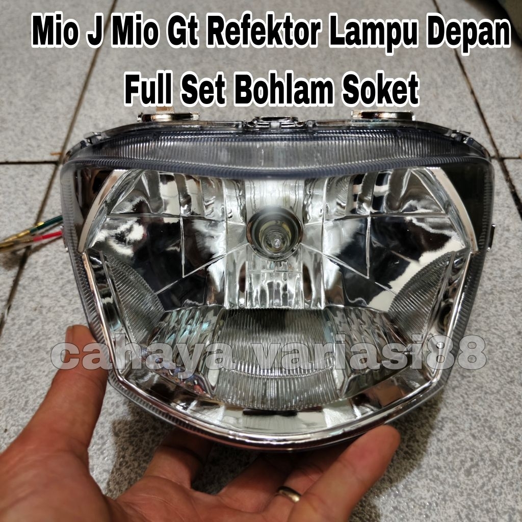 Refektor Lampu Depan Mio J Mio Gt Headlamp Refektor Lampu Depan Mio J Mio Gt Full Set Batok Bohlam