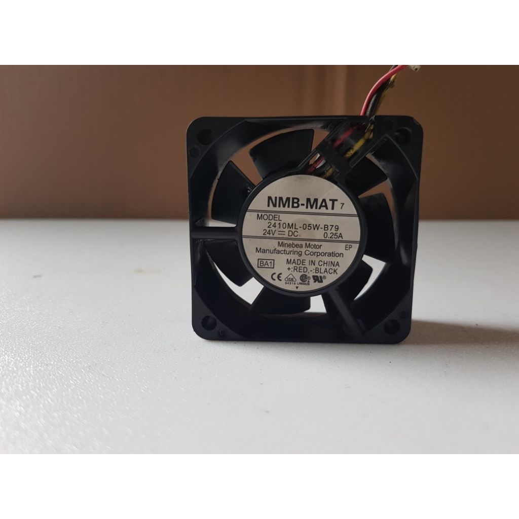 Fan kipas NMB-MAT DC 24V_0.25A 6X6CM 3pin