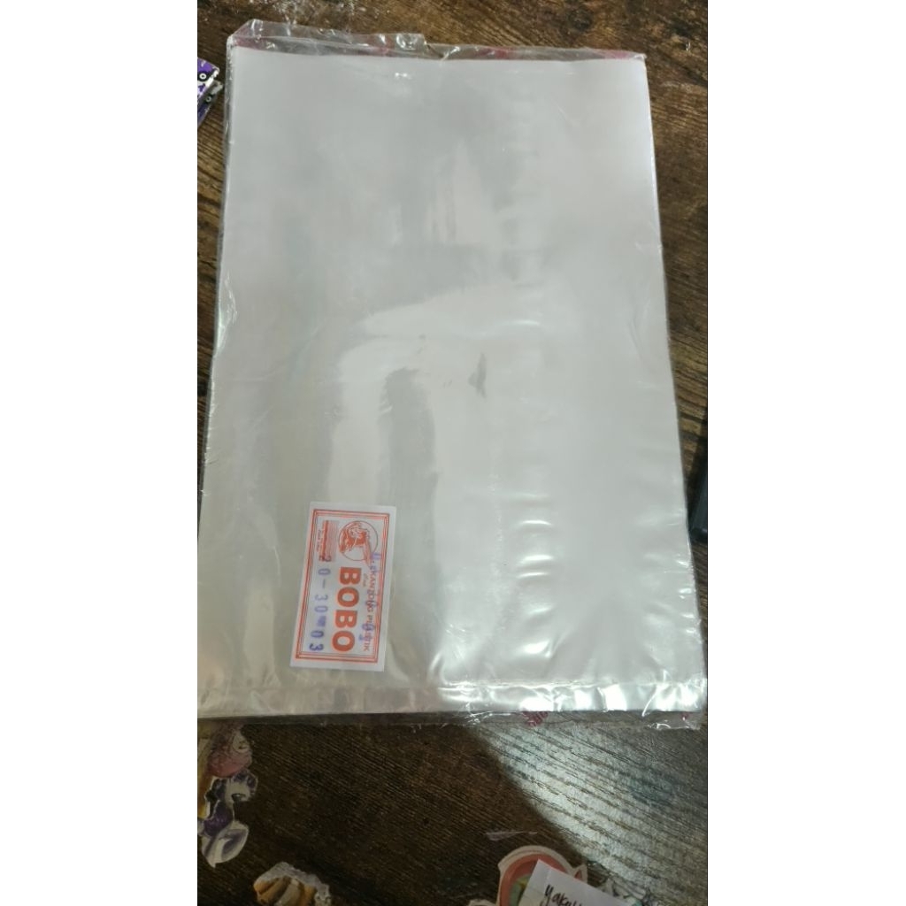 plastik PP bobo 20x30 ketebalan 03
