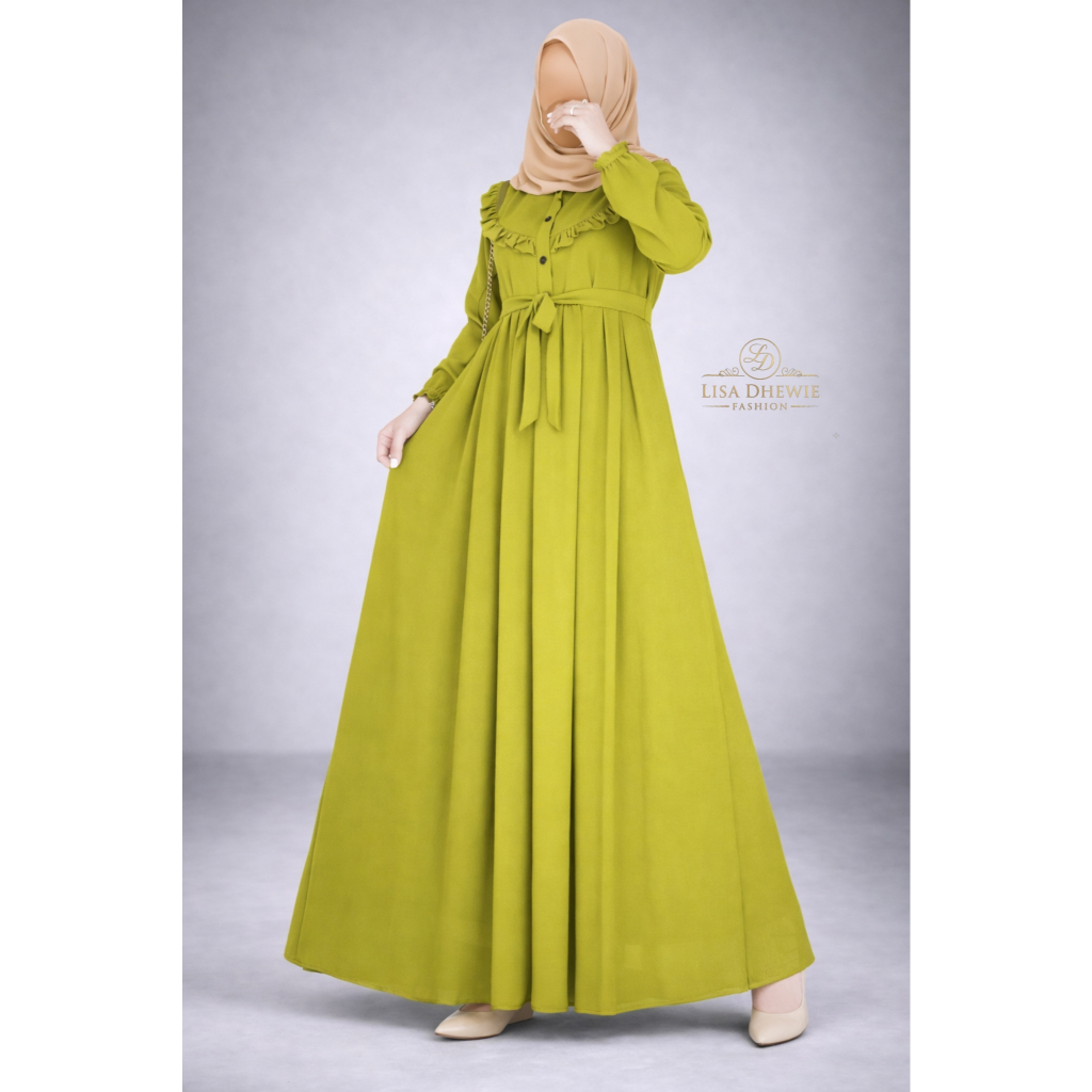Gamis Polos Wanita Terbaru 2026 – Dress Muslimah Adem, Simple Elegan, Jumbo & Busui Friendly