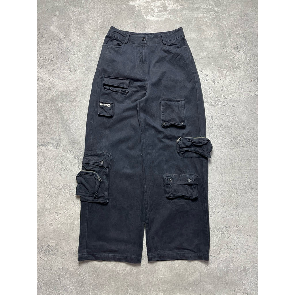 long pants cargo multipocket jeans