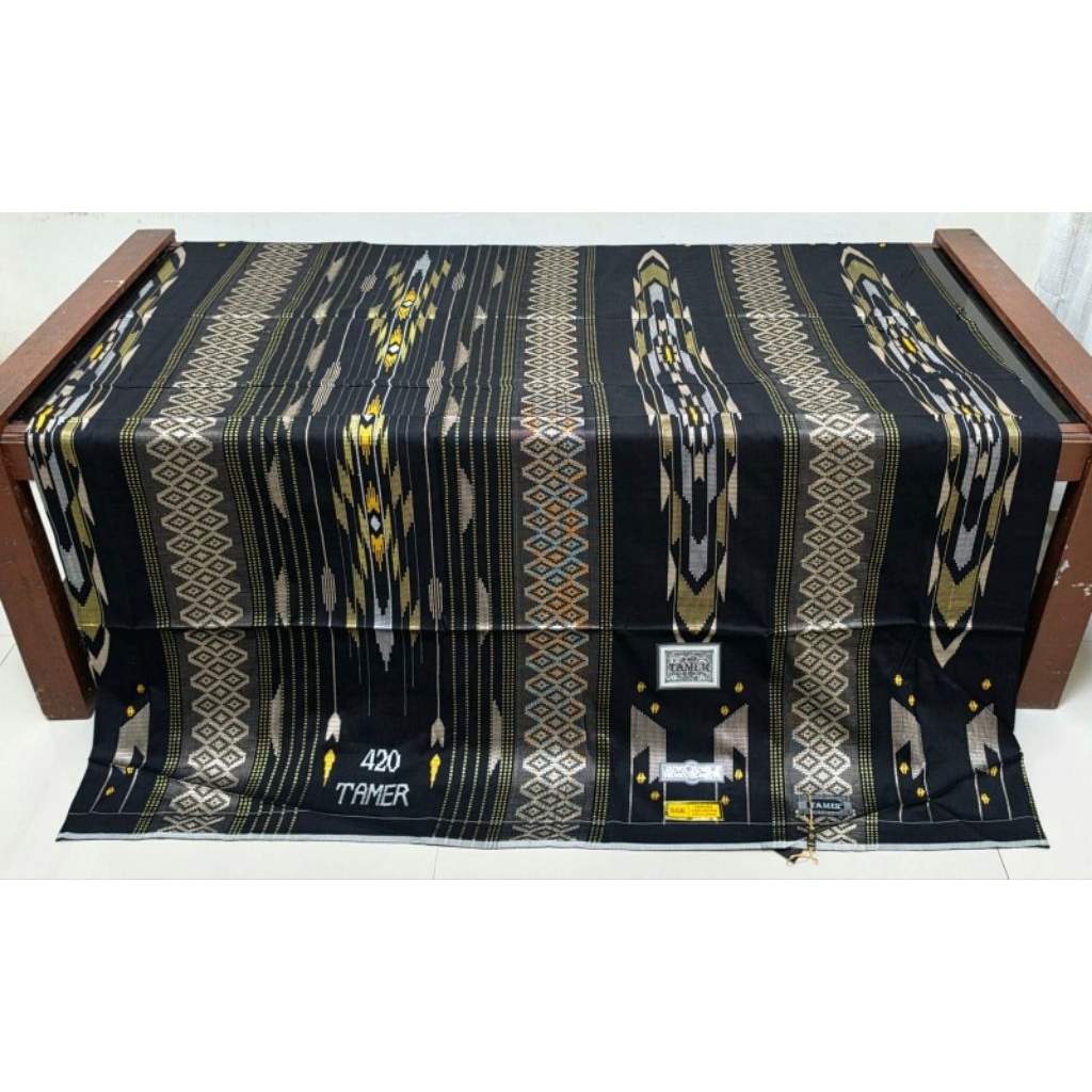 SARUNG TENUN SUTRA ATBM TAMER 420 EXCLUSIVE full sutra motif SGE