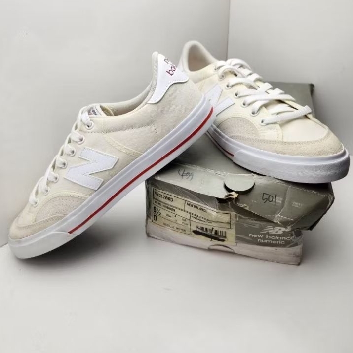 Sepatu Sneakers NEW BALANCE 212 TENIS CLASSIC CREAM WHITE
