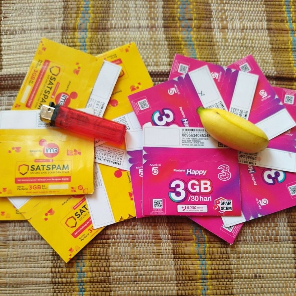 kartu tree & Indosat murah
