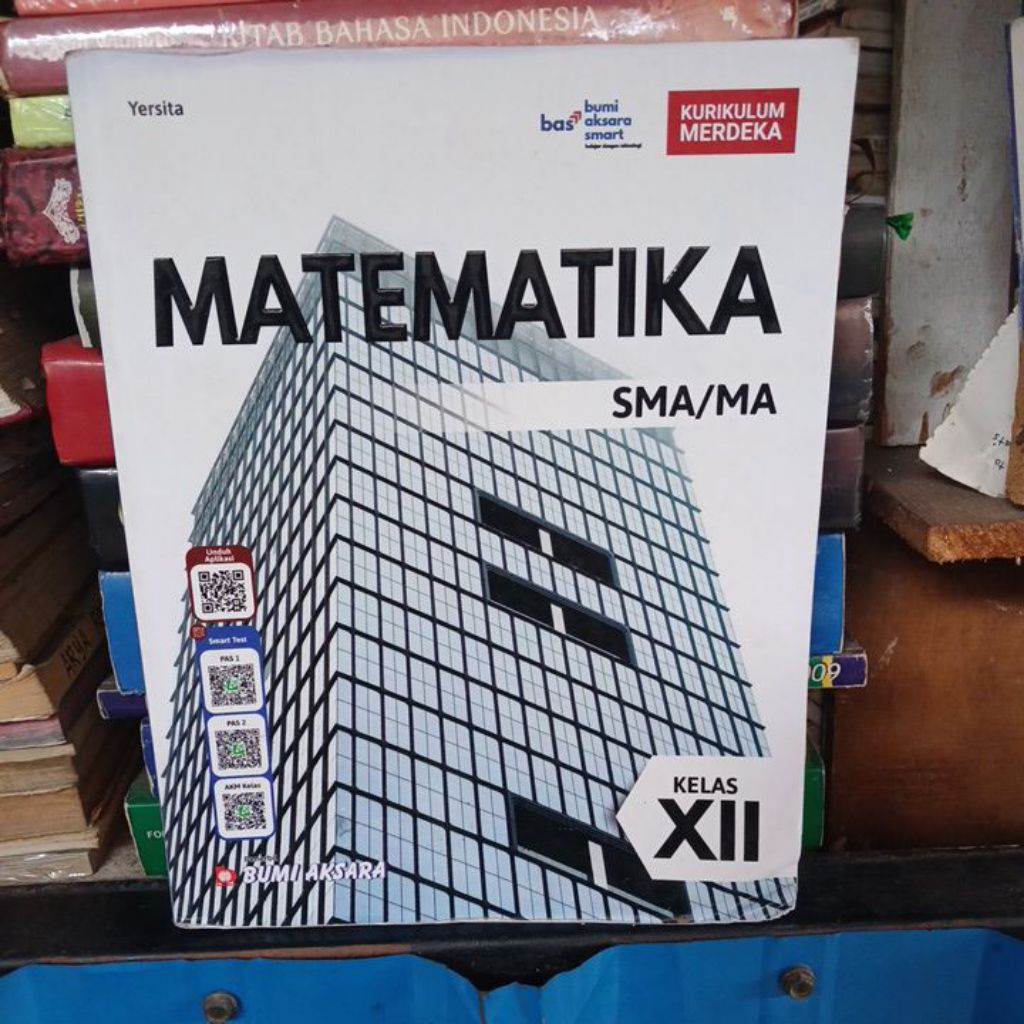 BUKU BEKAS ORIGINAL MATEMATIKA SMA KELAS XII KURIKULUM MERDEKA