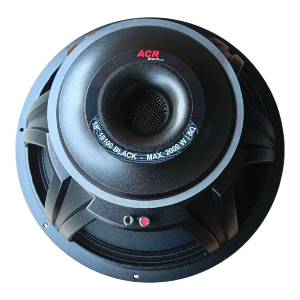 SPEAKER 18 INCH 18100 BLACK SUBWOFER ORIGINALE BY ACR 2000 WATT